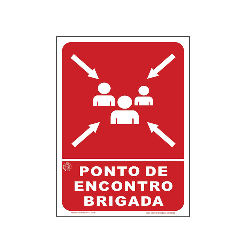 Featured image for “Sinalização Ponto de Encontro Emergência Ou Brigada”