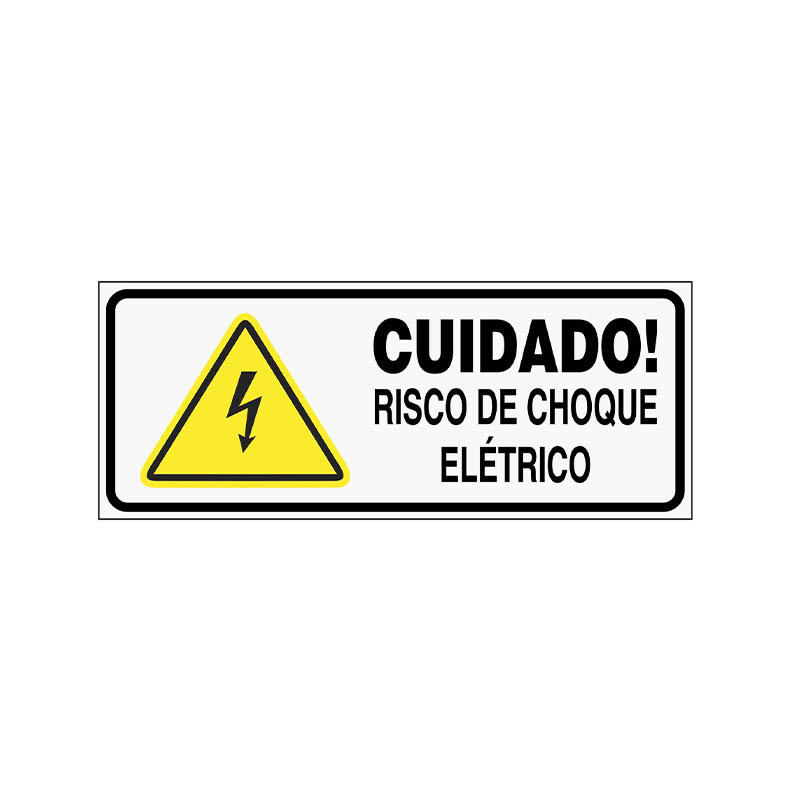 Featured image for “Sinalização Risco de Choque Elétrico”